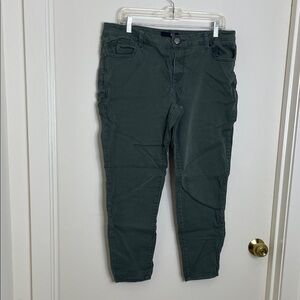 1822 Denim Women's Dark Green Skinny Pants